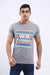 Front Colorful Striped Cotton T-Shirt