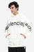 The sweatshirt is crafted from a high-quality cotton and polyester that ensures durability and long-lasting comfort