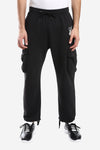 Elastic Waist With Drawstring With Sweatpants – Black