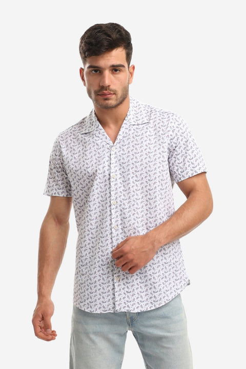 Paisley Printed Pattern Summer Shirt