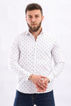 Fireworks Short Sleeves Buttoned Shirt - White