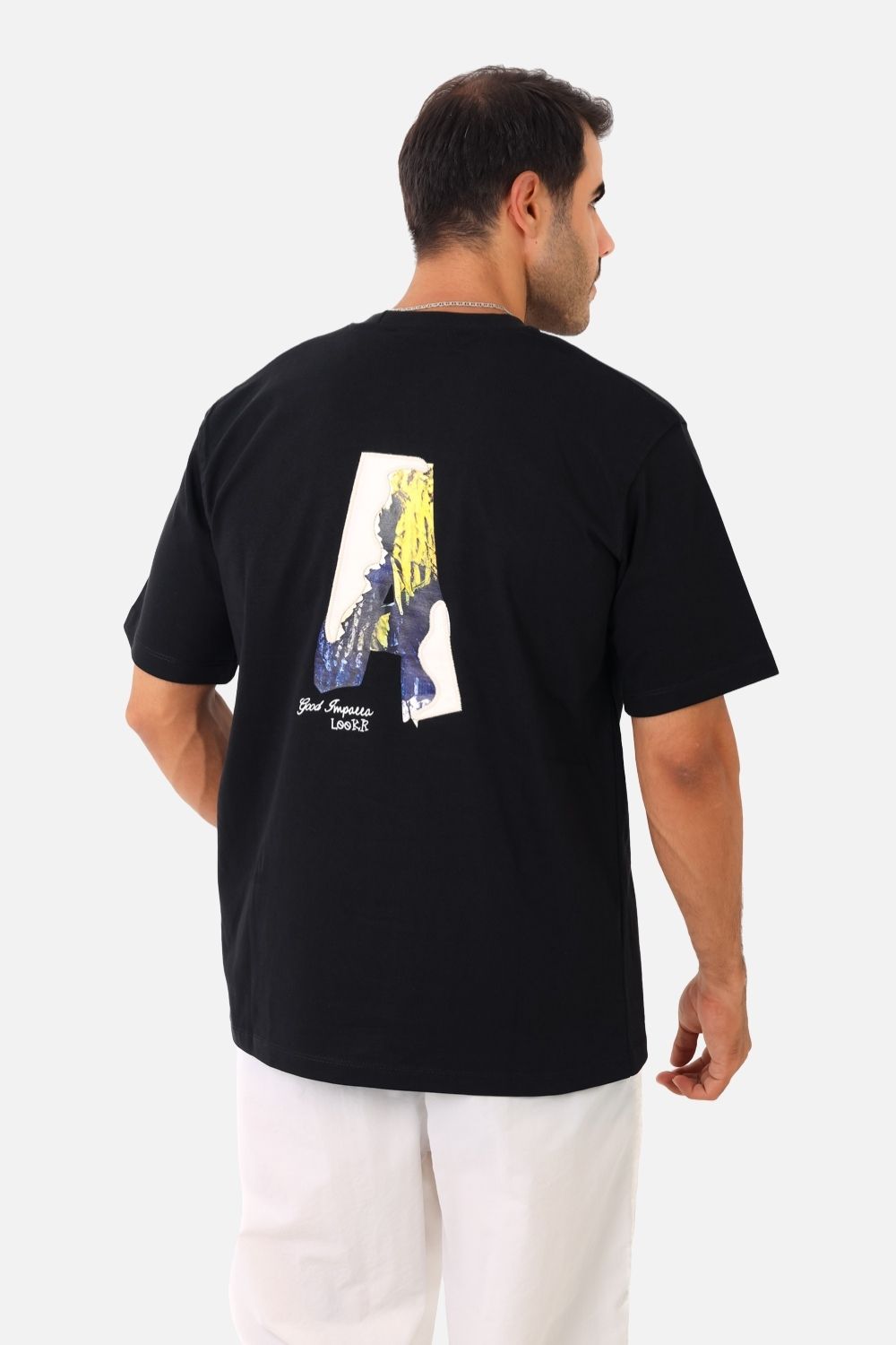 Comfy Round Neck T-shirt - Black