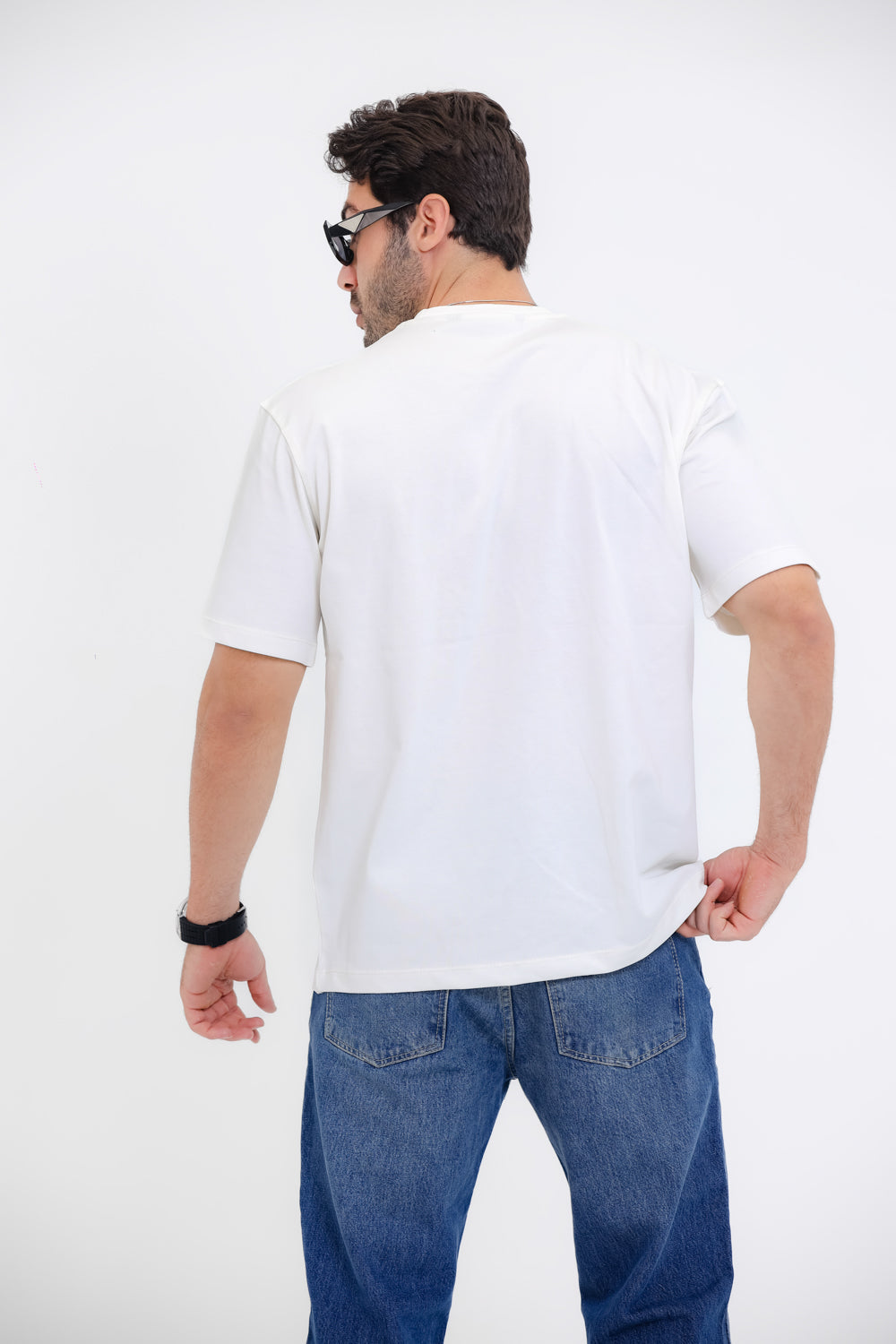 Comfy Round Neck T-shirt - White