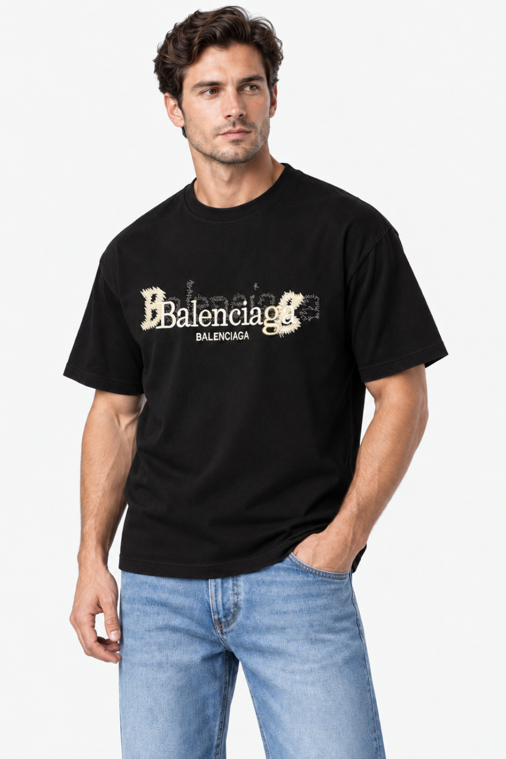 T-Shirt Balenciaga Clean and modern look suitable for all occasions For Men