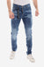 Front Scratch Wah Out Casual Jeans - Standard Blue