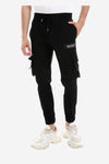 Knees Pockets Printed Men Joggers -