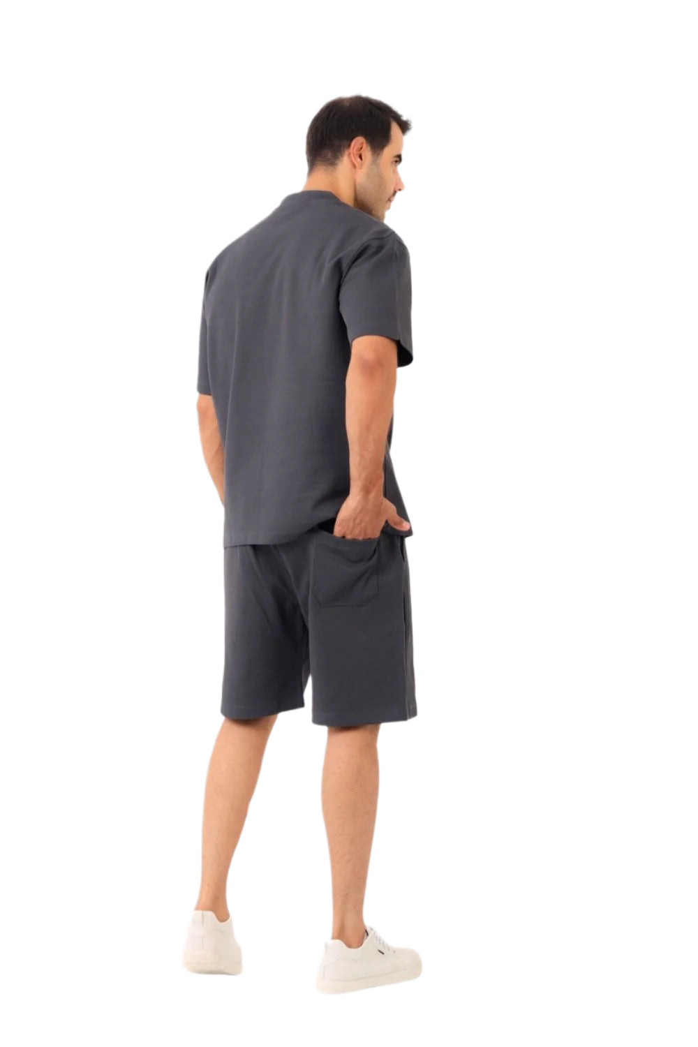 Slip On Pique Heather "BOSTON" Printed Pajama
