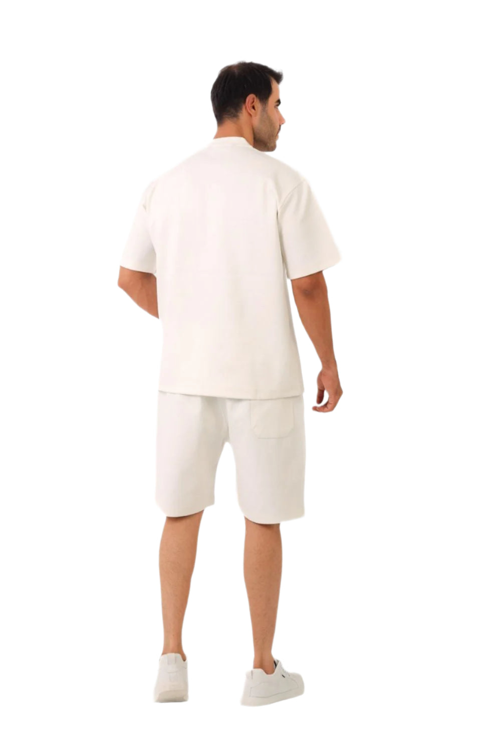 Slip On Pique Heather "White" Printed Pajama
