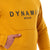 Printed "Dynamic Wear" Pique Mustard Hoodie