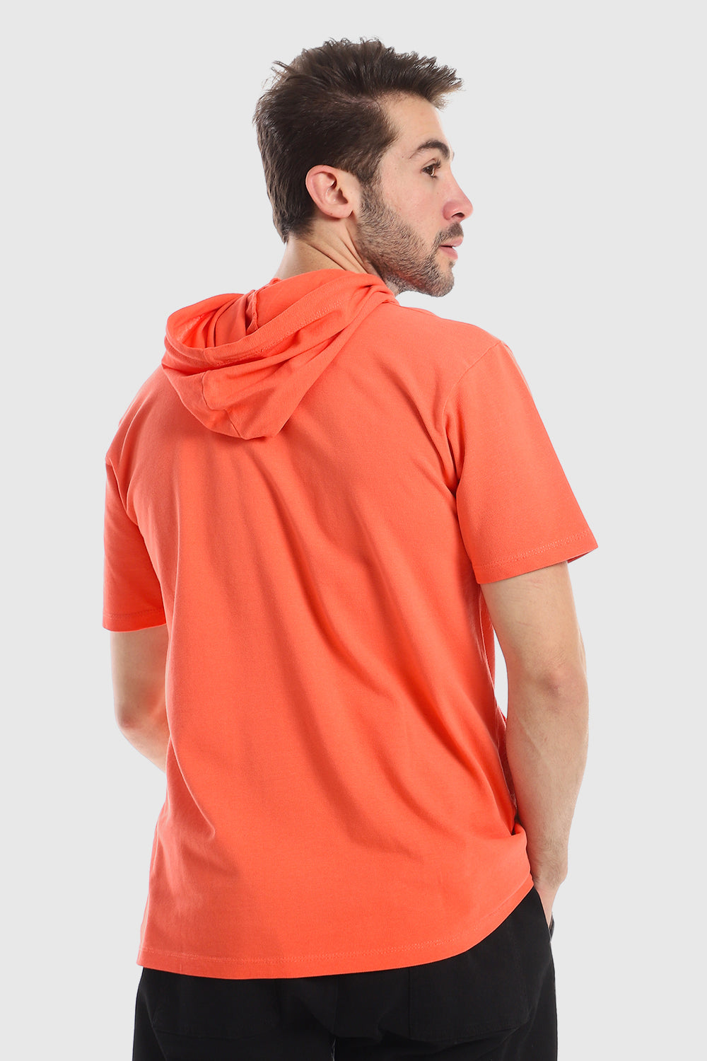 Stitched Chest Logo Pique Patterned Polo Shirt - Pink
