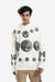 This sweatshirt features a captivating print of coins, adding a unique and eye-catching element to your outfit.