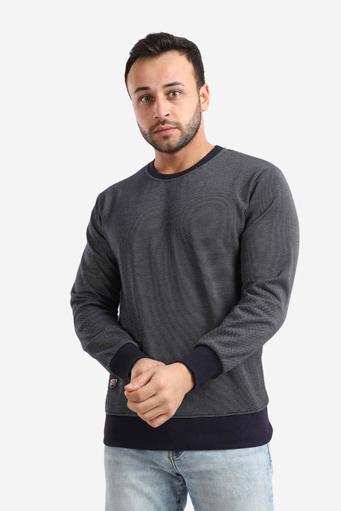 Inner Fleece Round Neck Slip On Sweatshirt
