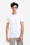 Prominent "White Rabbit" Slip On Tee - Black