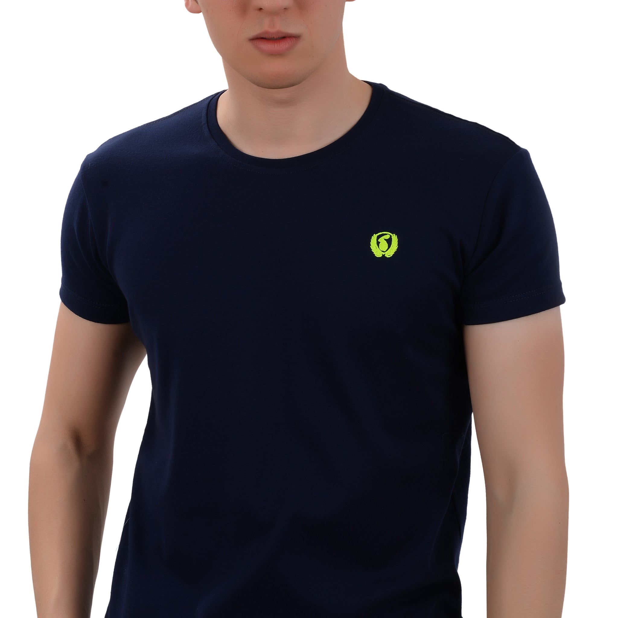 T-Shirt With Neon Green Glitter