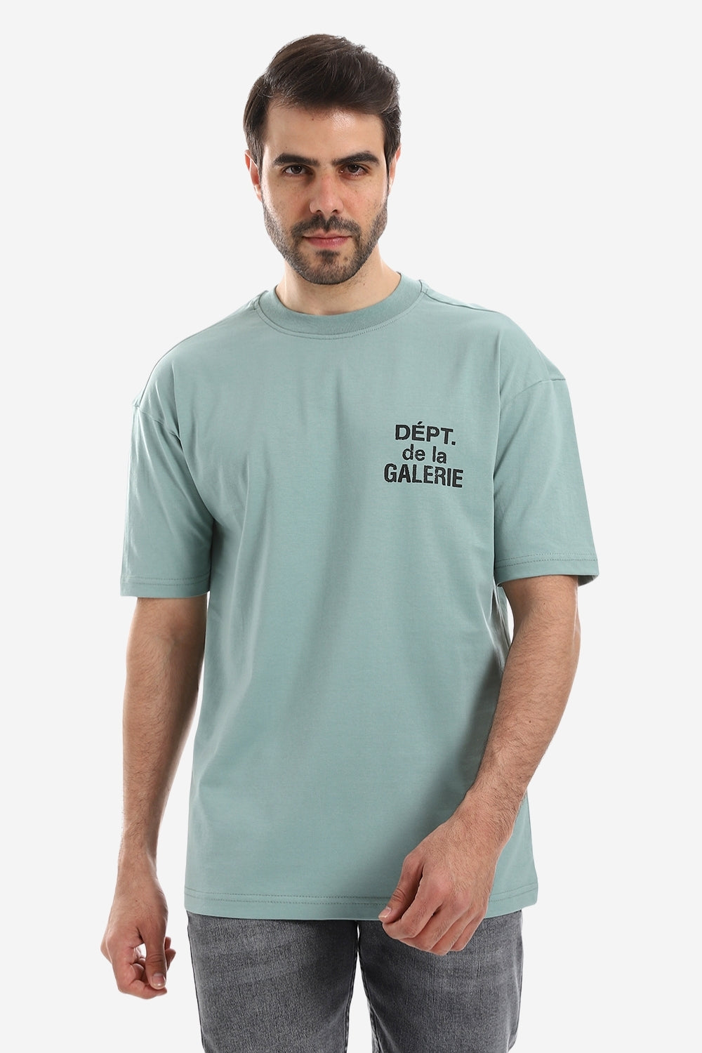 Dept?de la Galerie Chest & Bstage Print Over Cashmere Tee