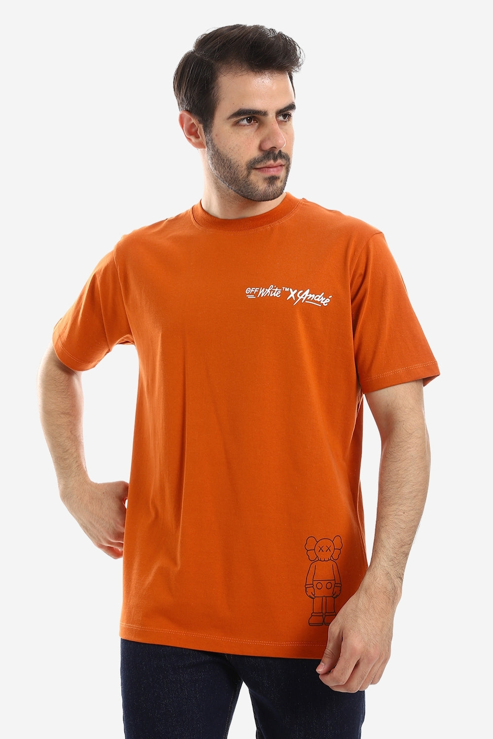 Havan Rabbit Print Printed Pattern Short Sleeves T-Shirt