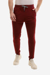 Stylish Casual Sweatpants - Burgundy