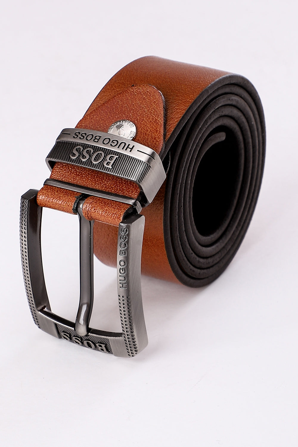 Metal Buckle Leather Belt -Havan