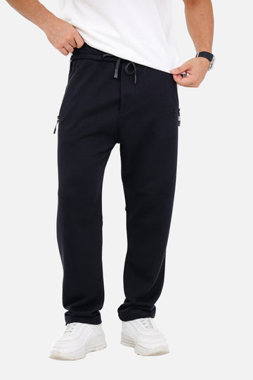 Elastic Waist With Drawstring Comfy Black Pants