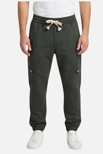 Men’s Black Jogger Pants – Soft Fabric, Slim Fit – Grey