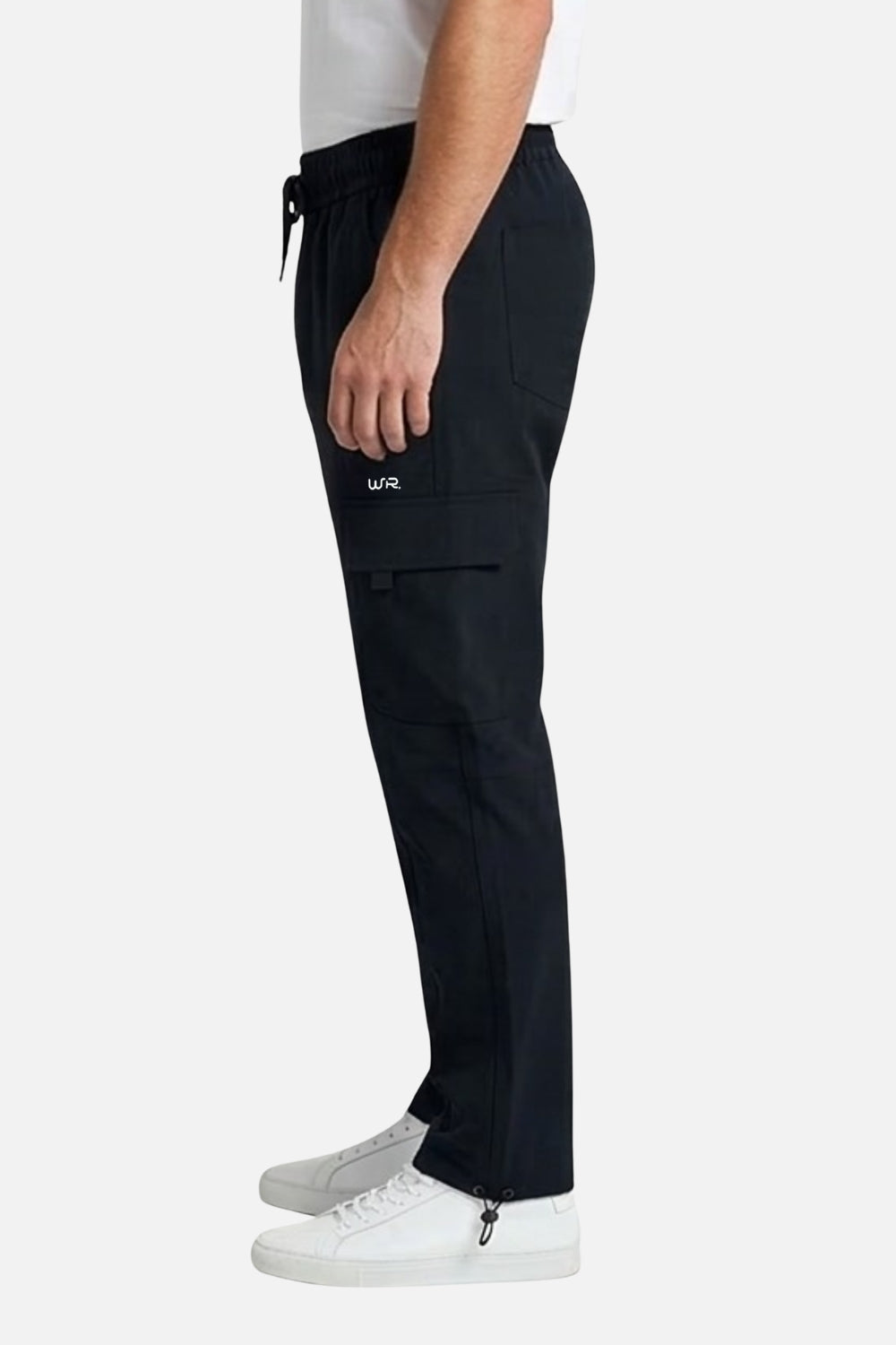 Men’s Soft Cargo Pants – Comfort Meets Everyday Style – Black