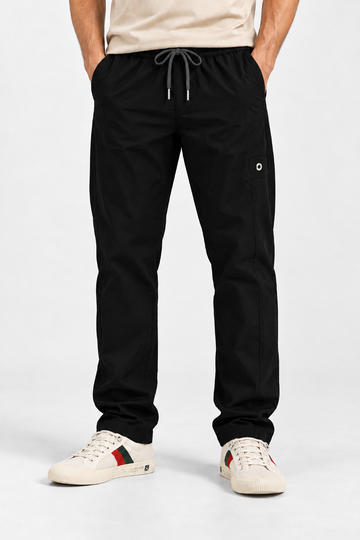 Men’s Soft Touch Relaxed Fit Cargo Pants – Elastic Waist with Drawstring