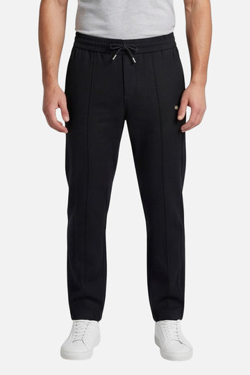 Men’s Black Regular Fit Jogger Pants – Lycra Fabric Casual Drawstring Trousers