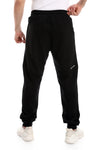 Elastic Waist With Drawstring Comfy Black Pants