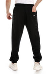 Comfy Black Pants With Elastic Trim