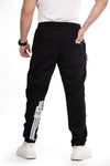 Comfy Black Pants With Elastic Trim