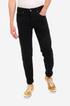 jeans -Casual Dirty Denim Jeans Pant Jeans BLACK