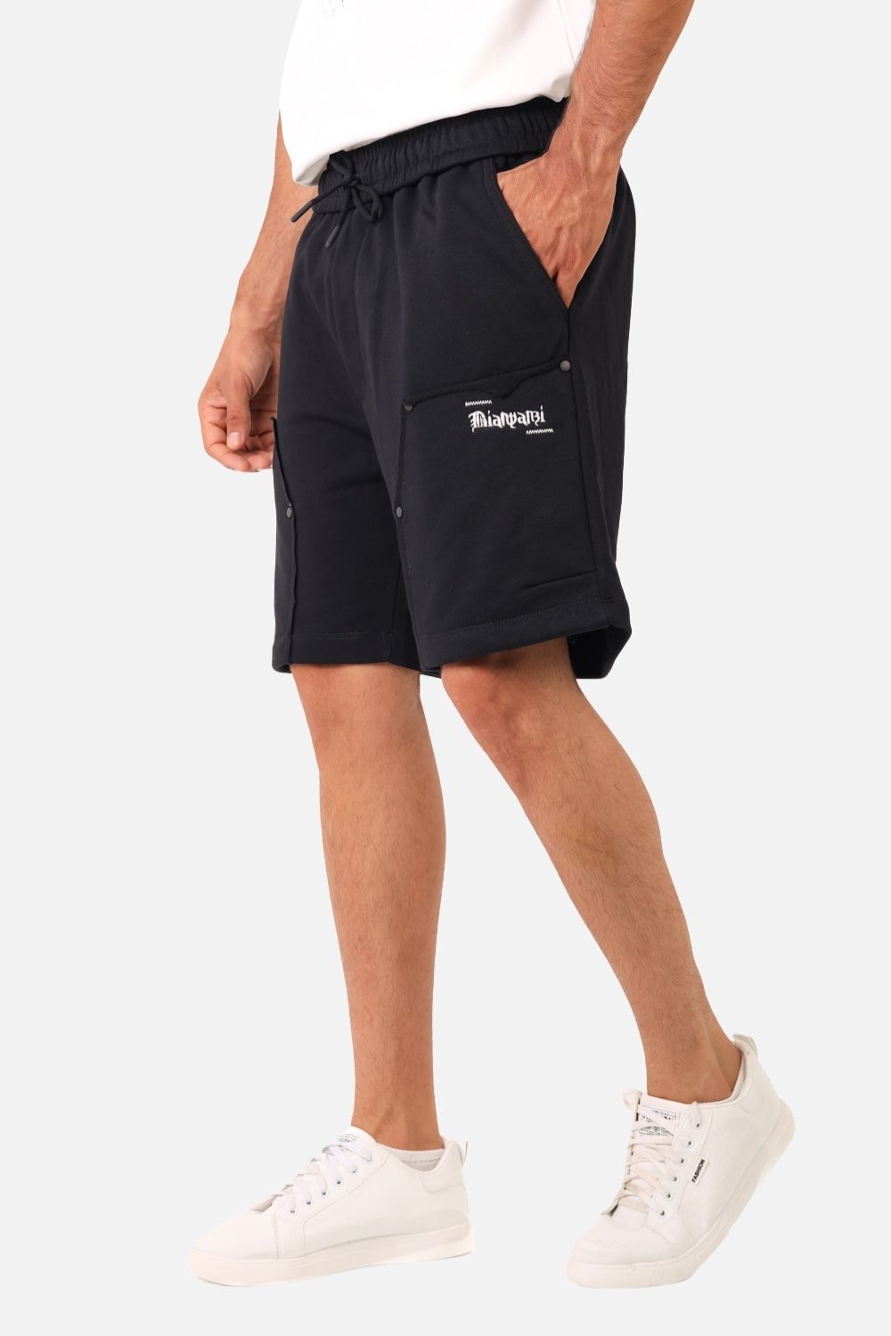 Side Pockets Summer Short With Drawstring