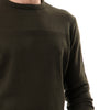 Full Sleeves Rounded Pullover - Heather Dark Grey