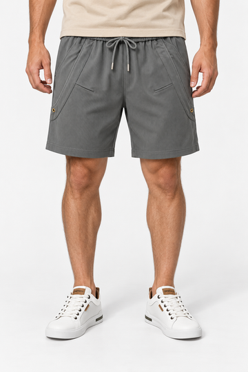 Side Pockets Summer Short With Drawstring