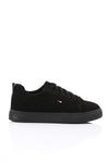 Black Elegant Suede Sneakers