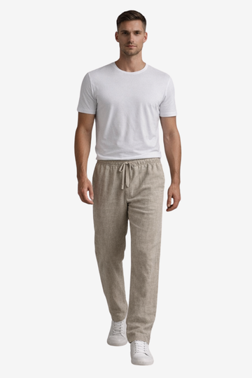 Men’s Linen Pants Designed with a relaxed fit – Caffe