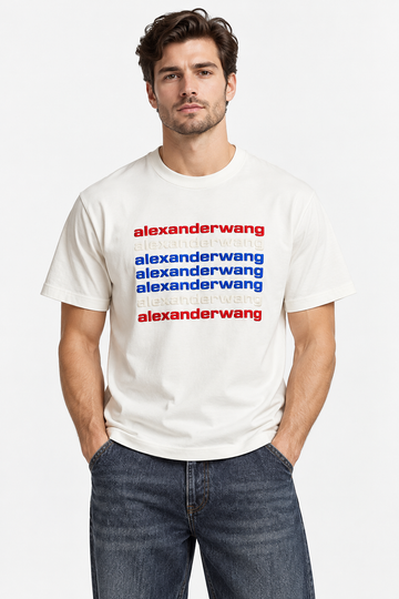 Comfy Printed White T-Shirt