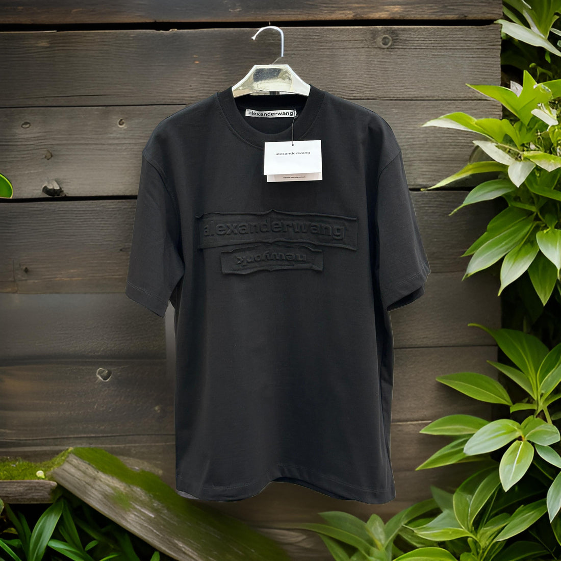 "Alexanderwang"Comfy Printed Black T-Shirt