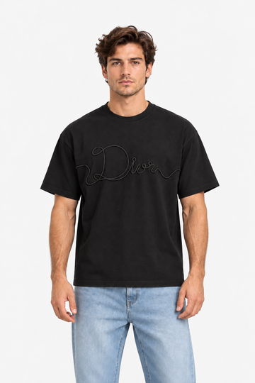 Comfy Printed Black T-ShirtT-Shirt DIOR Comfortable fabric with a practical everyday design For Men