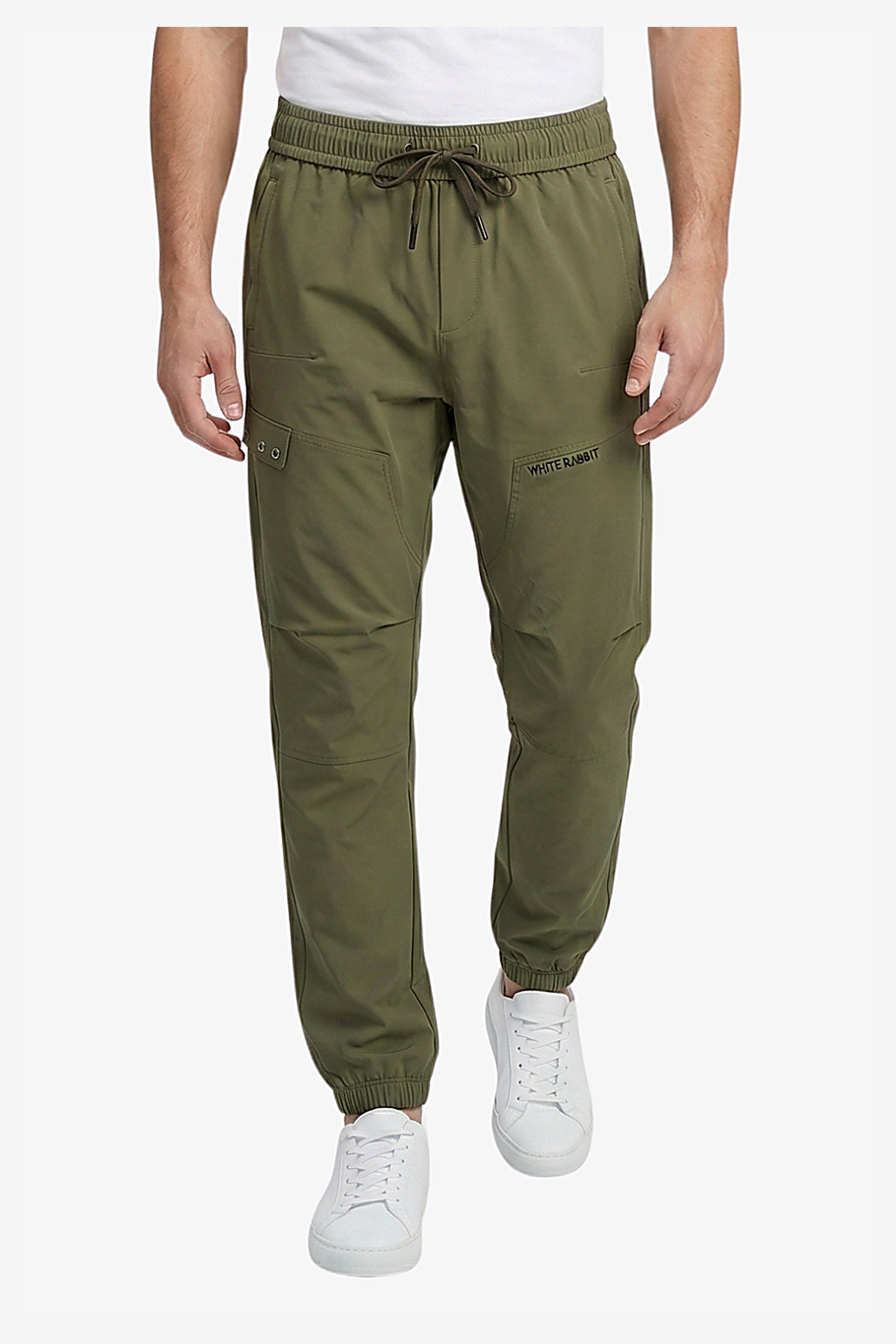 Men’s Casual Wide Leg Jogger Pants – Adjustable Drawstring -BlackSlip ...