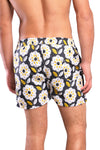 Battery Percentage Regular Fit Swim Short – Yellow