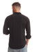 Cuff Long Sleeves Printed Dark  Shirt