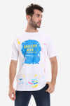 "Gallery Dept. 7613 Beverly Blvd" Printed Short Sleeves Heather Grey T-Shirt