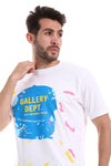 "Gallery Dept. 7613 Beverly Blvd" Printed Short Sleeves Heather Grey T-Shirt