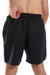 Side Pockets Plain Black Swim Shorts