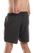 Side Pockets Plain Black Swim Shorts