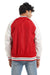 Color Block Casual Bomber Jacket With Mandarin Neck