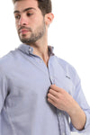 Accent Plain Buttoned Down Long Sleeves Shirt