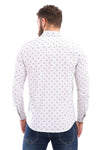 Fireworks Short Sleeves Buttoned Shirt - White