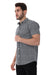 Grey & White Self Pattern Short Sleeves Shirt